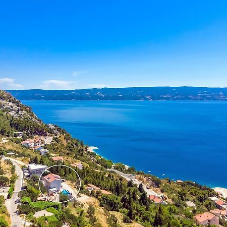 Villa Belvedere With Heated Pool, Billiards, Media Room, Sea Views,10 Pax Omiš Exteriör bild